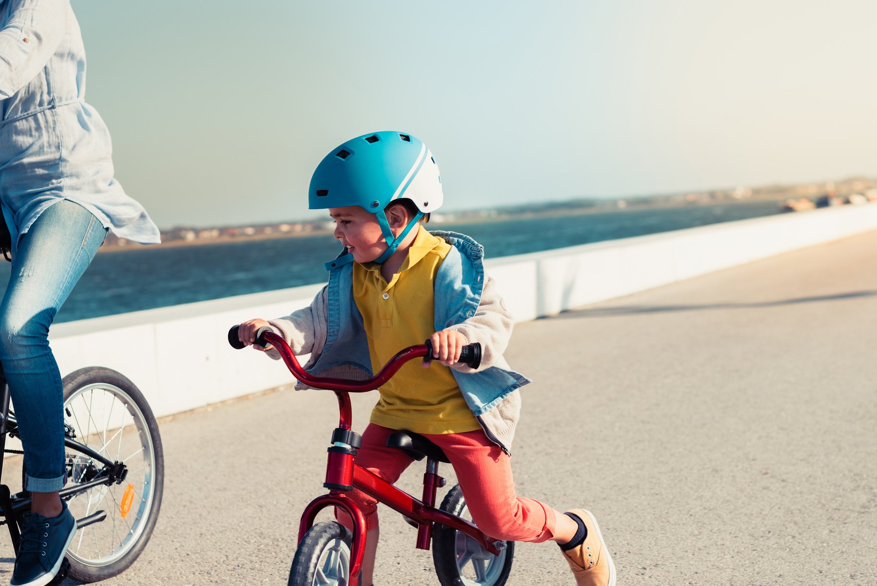 Little Kid Riding a Bike